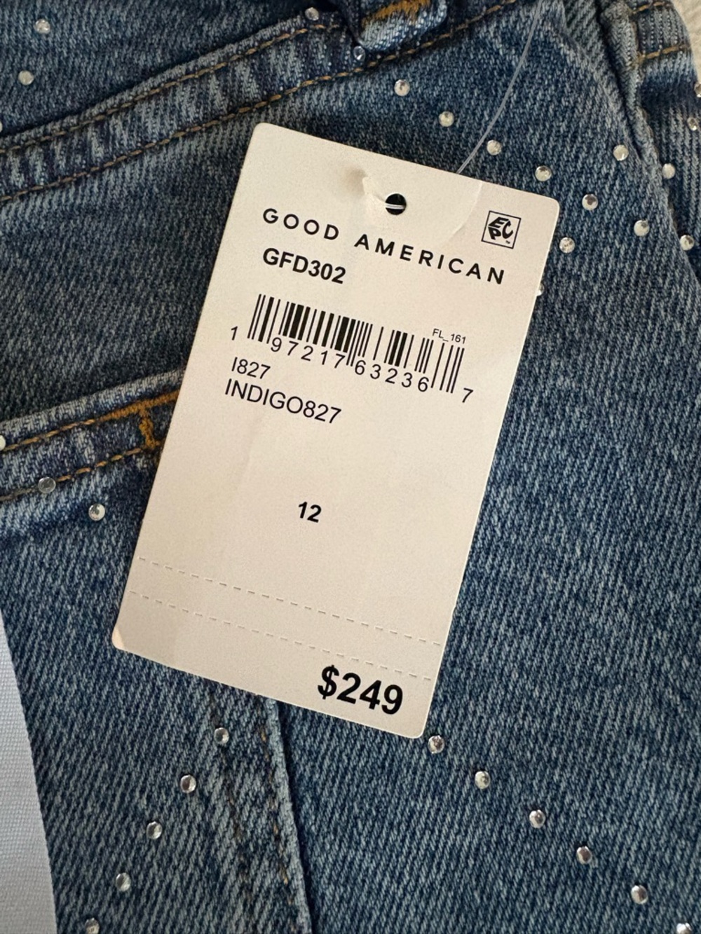 Good American good ease, relaxed, wide leg